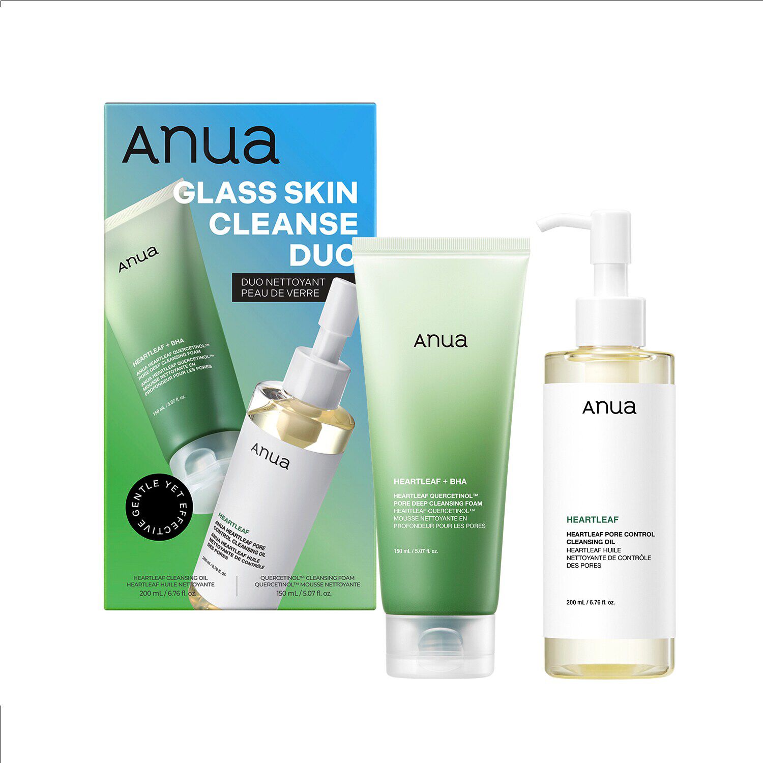 Anua Glass Skin Cleanse Duo