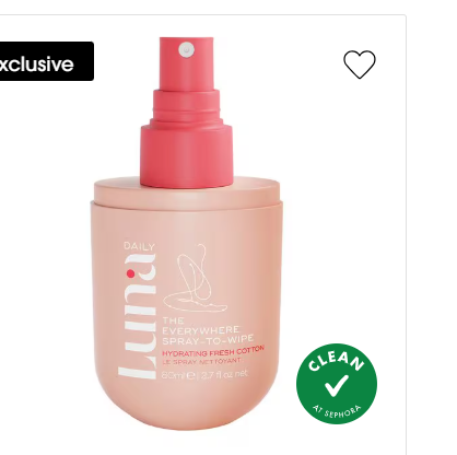 Luna Daily The Hydrating Everywhere Spray-To-Wipe