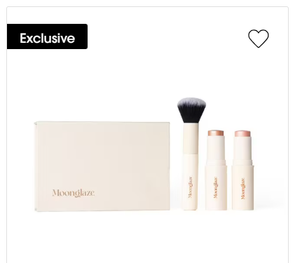 Moonglaze Full Set Highlighter Duo & Brush